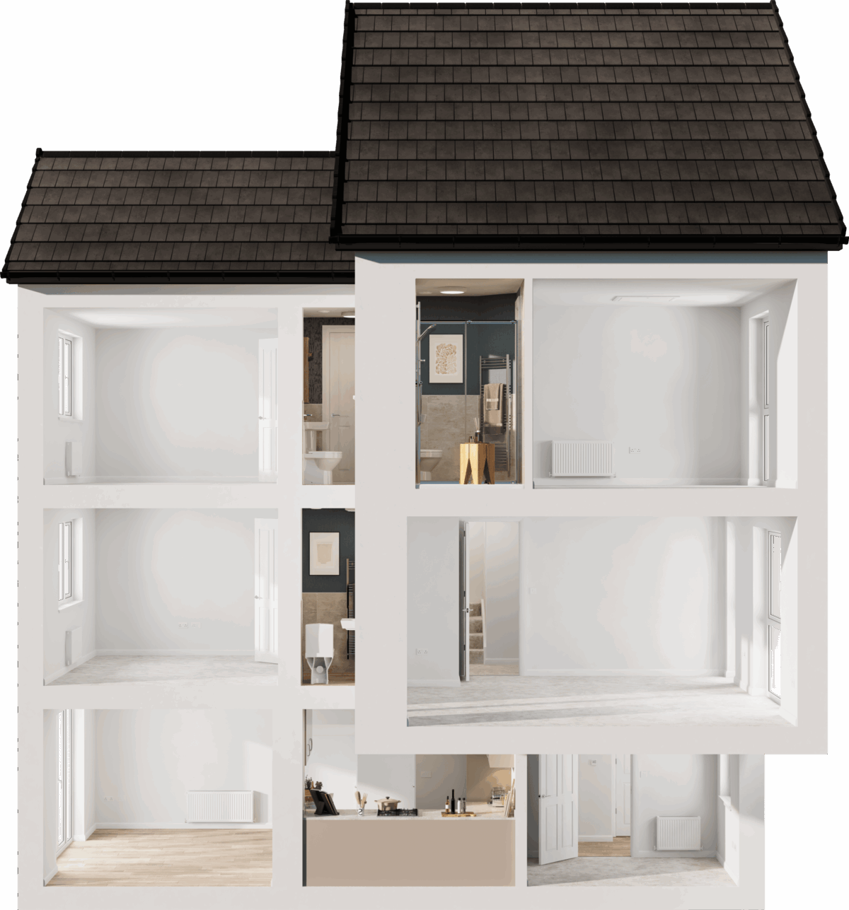 Haversham special dolls house main shell