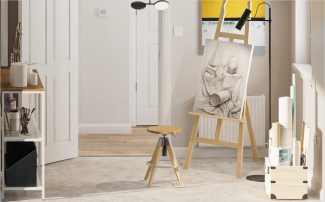 Haversham special doll house ground floor right art room