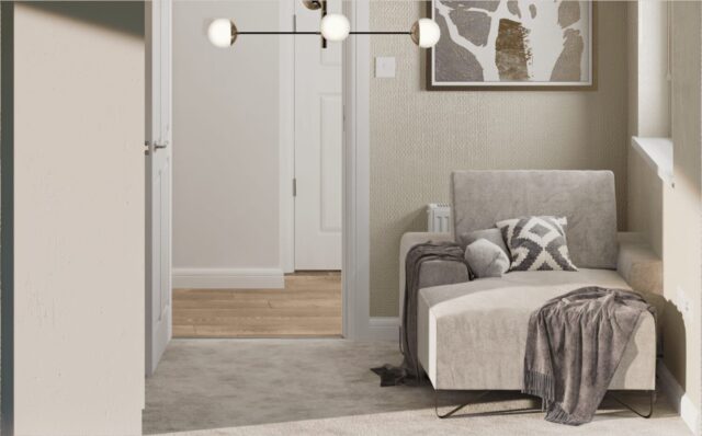 Haversham special doll house ground floor right library