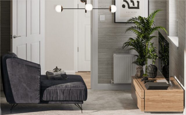 Haversham special doll house ground floor right TV room