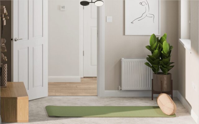 Haversham special doll house ground floor right Yoga room