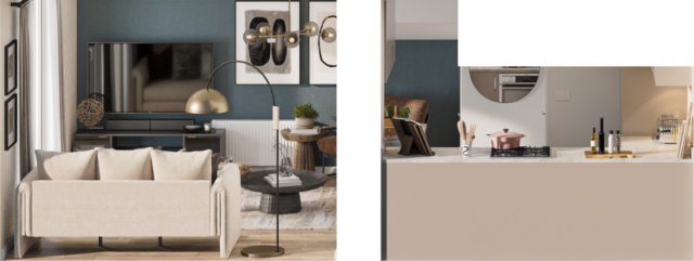 Haversham special doll house ground floor left Family room