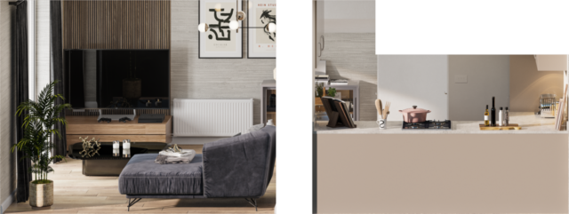 Haversham special doll house ground floor left TV room