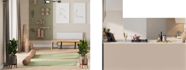 Haversham special doll house ground floor left Yoga room