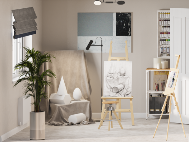 First floor left art room