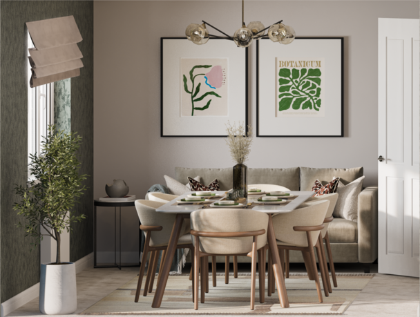 Haversham special doll house first floor left Dining