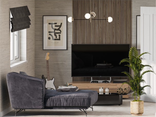 Haversham special doll house first floor left TV room