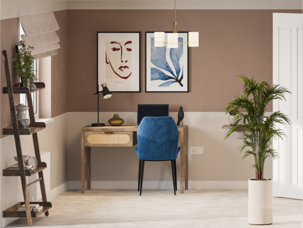 Haversham special doll house first floor left study room