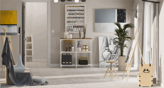 Haversham special doll house first floor right art room