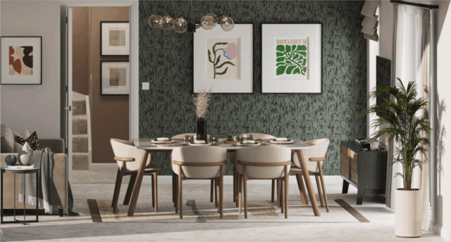 Haversham special doll house first floor right Dining room