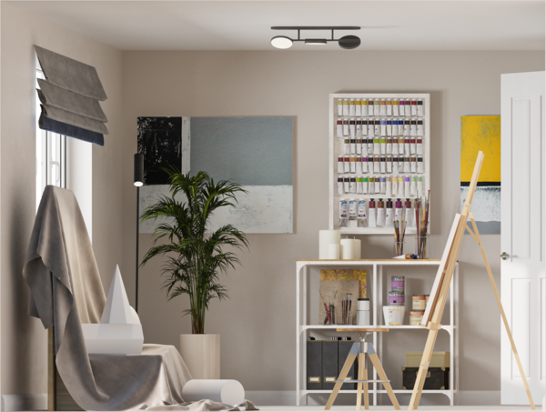 Haversham special doll house first second floor left Art room