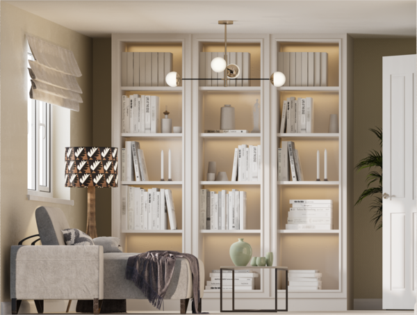 Haversham special doll house first second floor left library