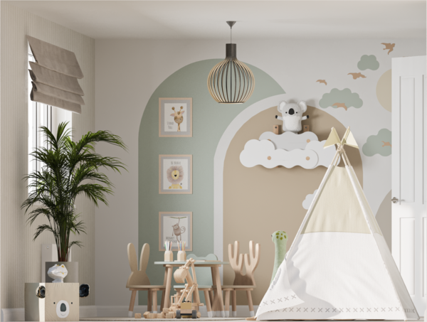 Haversham special doll house first second floor left toddler room