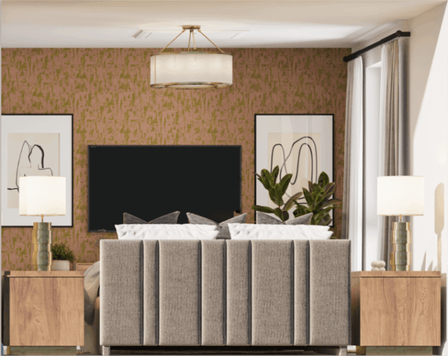 Haversham special doll house first second floor right bedroom