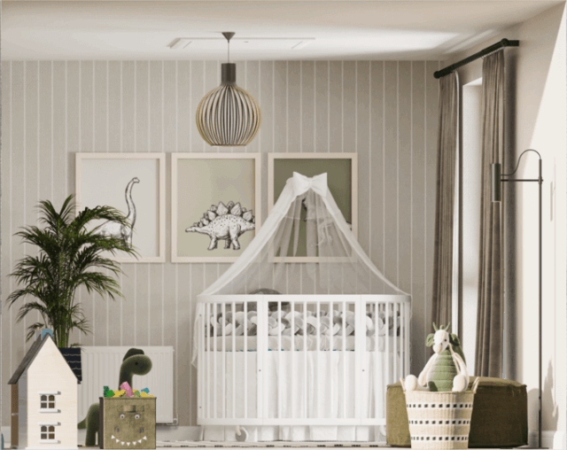 Haversham special doll house first second floor right nursery