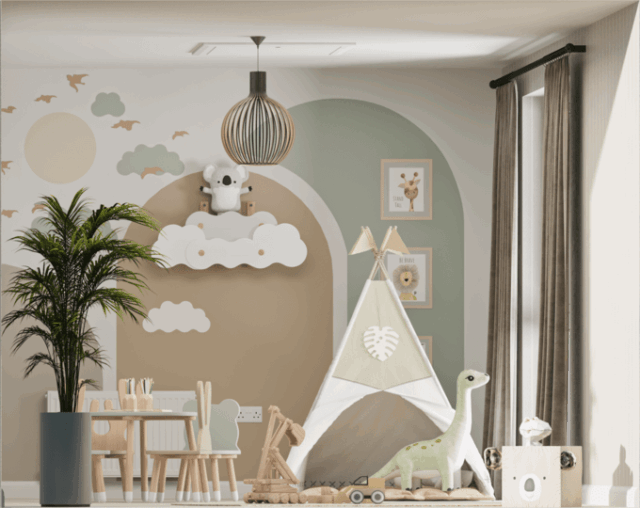 Haversham special doll house first second floor right toddler room