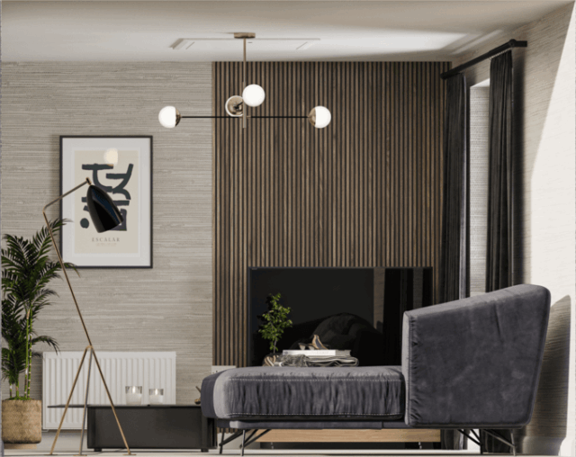 Haversham special doll house first second floor right TV room