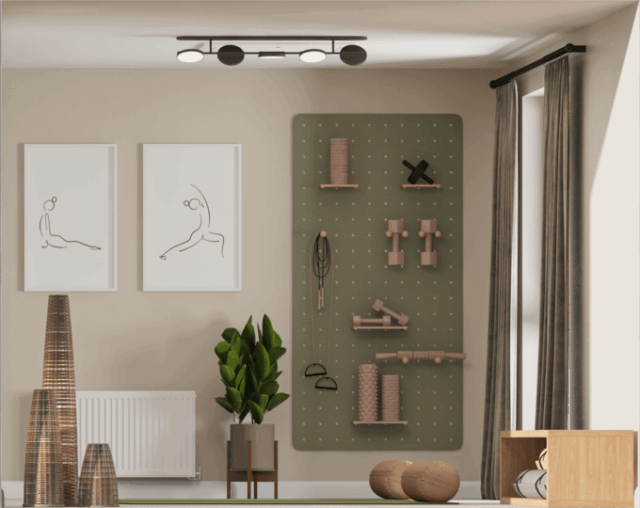 Haversham special doll house first second floor right Yoga room